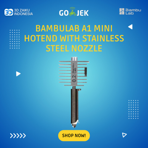 Original Bambulab A1 Mini Hotend with Stainless Steel Nozzle